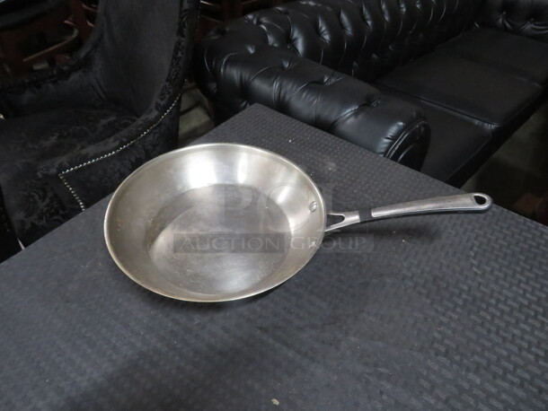 One Stainless Steel Calphalon 10 Inch Saute Pan.  - Image 1 of 1