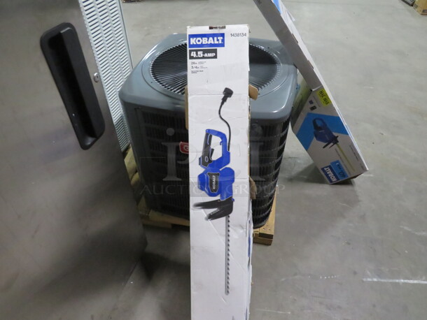 One Kobalt 4.5 Amp Electric Hedge Trimmer. - Image 1 of 2