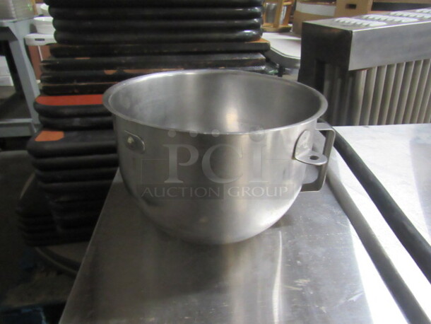 One Stainless Steel Mixing Bowl.