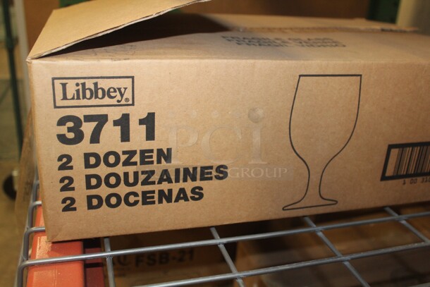 NEW IN BOX! 1 Box (24 Count) Libbey Embassy 11.5oz Goblet Glasses. 24X Your Bid!  - Image 2 of 3
