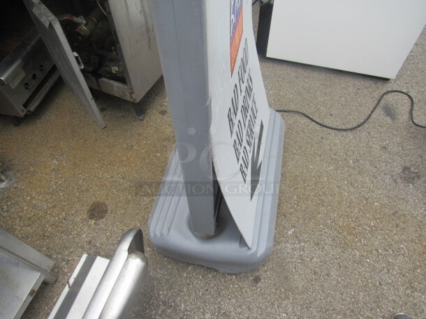 One Dual Sided Sign Holder.26X54 - Image 2 of 2