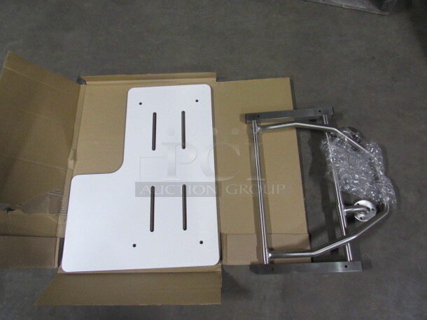 One NEW Shower Seat. #1429623. #S-4700-110076. 29X5.5X32-3/4.