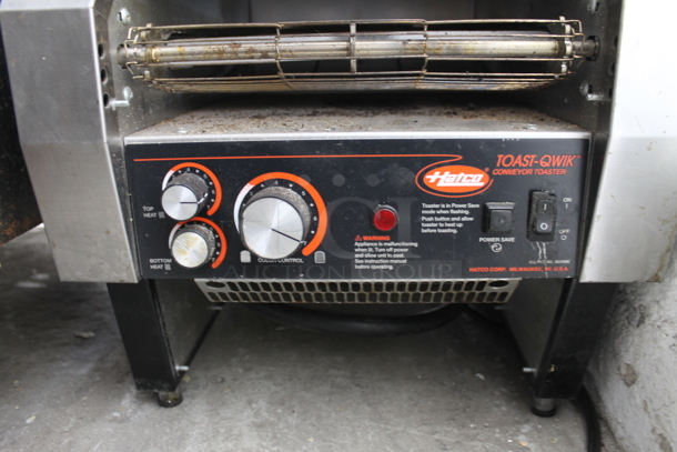 Hatco TQ-400 Stainless Steel Commercial Countertop Electric Powered Toast Qwik Conveyor Toaster Oven. 208 Volts, 1 Phase.  - Image 2 of 5