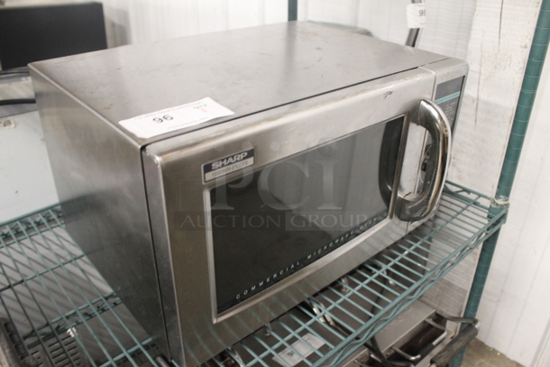 Sharp R-21LCFS Stainless Steel Commercial Countertop Microwave Oven. 120 Volts, 1 Phase. - Image 2 of 7