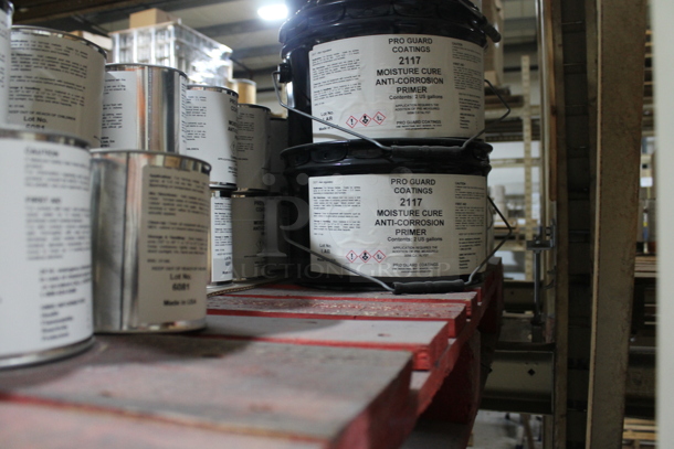 ALL ONE MONEY! FOUR PALLET LOT of Various Items Including Moisture Cure Anti Corrosion Primer and Pro Guard Hypalon Rubber Coating. BUYER MUST REMOVE. - Image 9 of 9