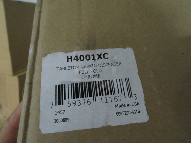 NEW Dual Sided Table Top Napkin Dispenser. 10XBID - Image 2 of 2