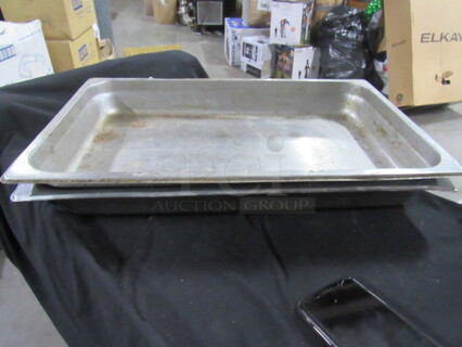 Full Size 2.5 Inch Deep  Hotel Pan. 2XBID