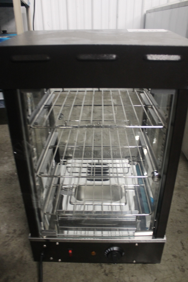 BRAND NEW SCRATCH AND DENT! Avantco 177HDC13 Metal Commercial Countertop Heated Display Case Merchandiser. 120 Volts, 1 Phase. Tested and Working! - Image 4 of 5