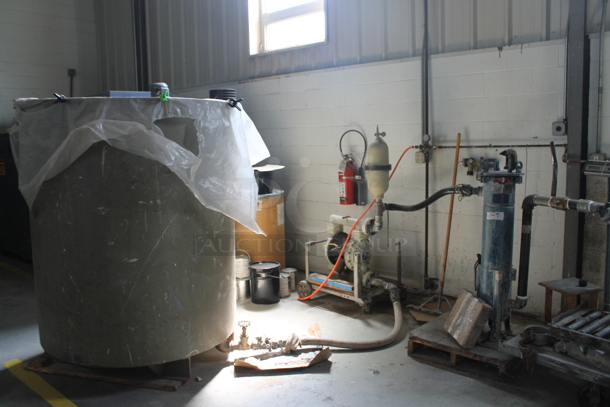 ALL ONE MONEY! Lot of Various Items Including Metal Tank and FSI Tank. BUYER MUST REMOVE. - Image 1 of 12