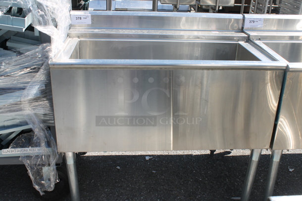 BRAND NEW SCRATCH AND DENT! Eagle B36IC-12D-22 Stainless Steel Commercial Ice Bin. - Item #1109661