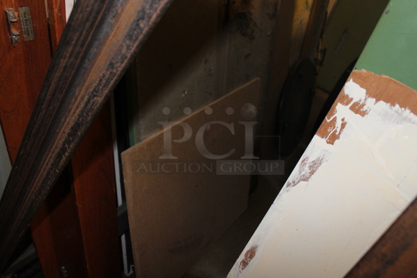 ALL ONE MONEY! Lot of Various Items Including Boards and Tire. BUYER MUST REMOVE. - Image 3 of 5