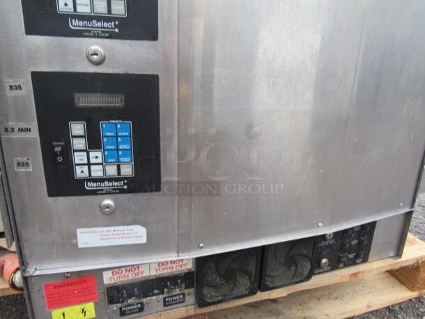 One CTX Double Conveyor Pizza Oven. Model# DZ33. 59X36X28.5 - Image 4 of 5