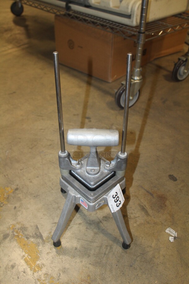 NICE! Nemco Model 55500-1 Fruit/Vegetable Chopper With 1/4 Cut And Weighted Handle. 8x8x17 - Image 1 of 3
