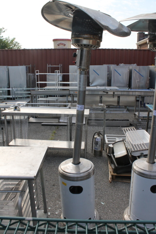 NCZH-G-S Metal Floor Style Propane Gas Patio Heater. 48,000 BTU.