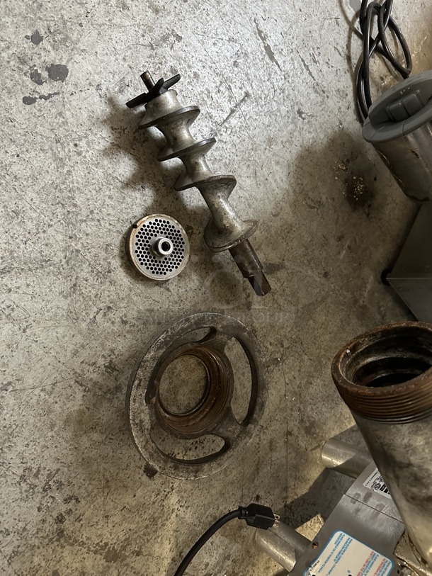 2015 Pro Cut KG-22W Stainless Steel Commercial Countertop Meat Grinder w/ Tray. 115 Volts, 1 Phase. Tested and Working! - Image 7 of 9