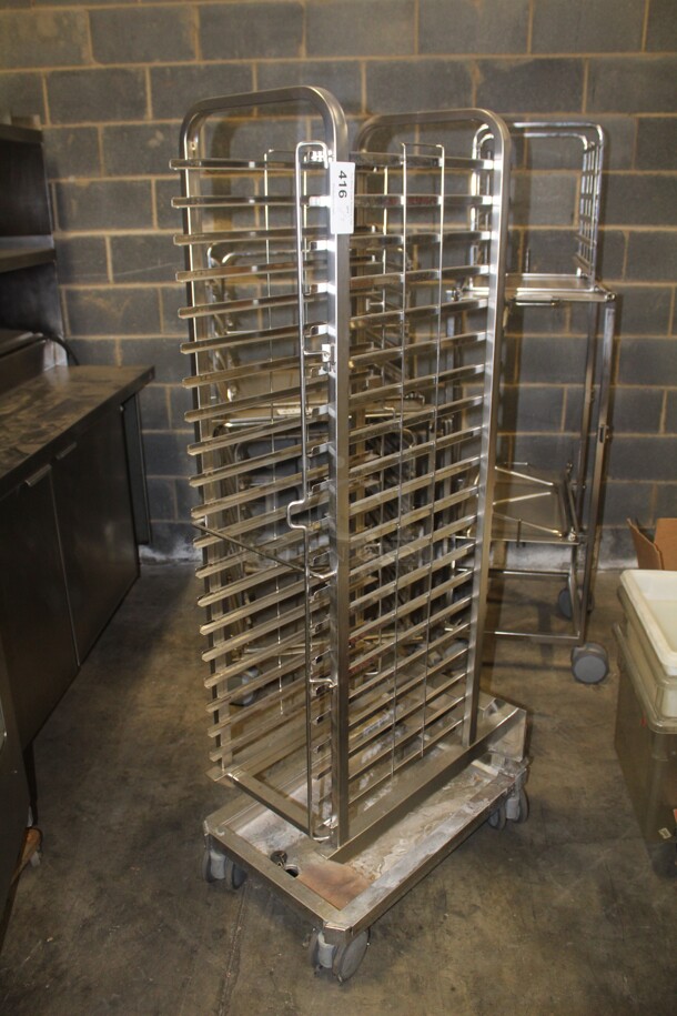 NEW! Commercial Speed/Pan Rack On Casters. 15x22x68
