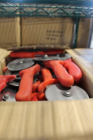 40 SHARPENED Stainless Steel Pizza Pie Cutters. 40 Times Your Bid!