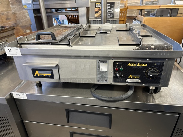 2013 AccuTemp EFG2083A3608 Stainless Steel Commercial Countertop Electric Powered Flat Top Griddle. 208 Volts, 3 Phase. Unit Was Working When Removed. - Image 5 of 8