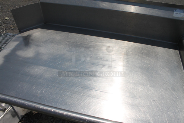 Advance Tabco DTC-S70-48R Commercial Stainless Steel Right Dishtable On Galvanized Legs. - Image 2 of 6