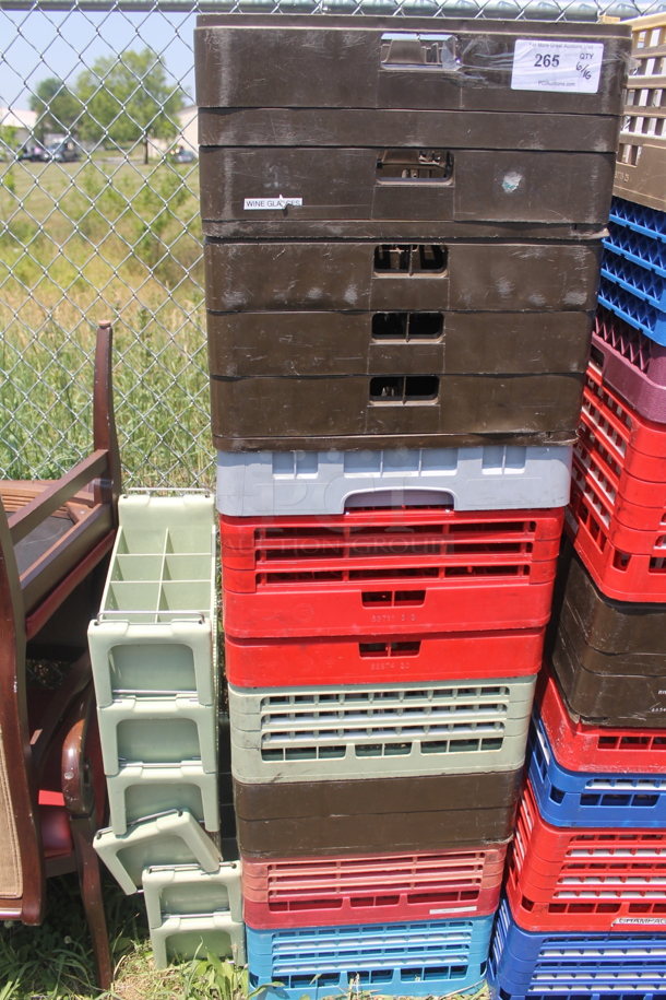 ALL ONE MONEY! Lot of Peg Racks/Crates Including Brown, Red, Green, Blue, Pink And Yellow.  - Image 2 of 4
