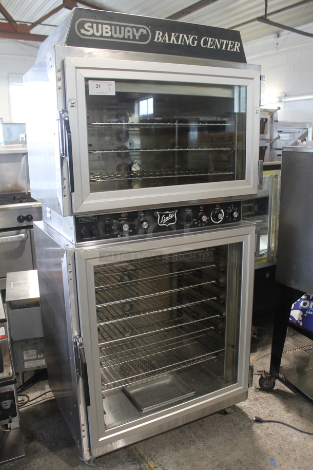 Duke AHPO-6/18 Stainless Steel Commercial Floor Style Electric Powered Oven Proofer on Commercial Casters. 240 Volts, 3 Phase.  - Image 1 of 12