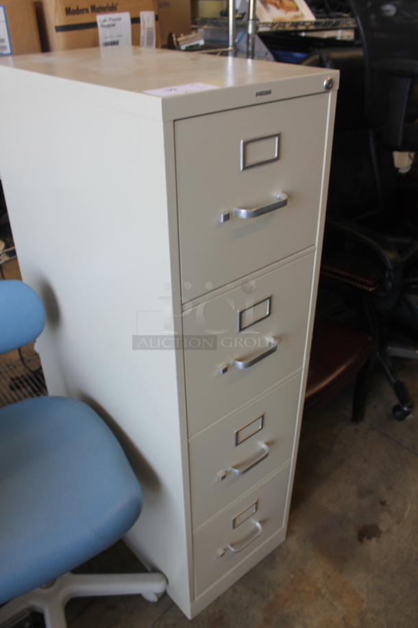 Hon Light Tan Metal 4 Drawer Filing Cabinet. - Image 2 of 4