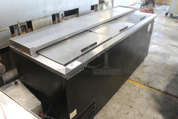 Beverage Air DW79-B Stainless Steel Commercial Back Bar Bottle Cooler w/ 3 Sliding Lids. 115 Volts, 1 Phase. Tested and Powers On But Does Not Get Cold - Image 3 of 11