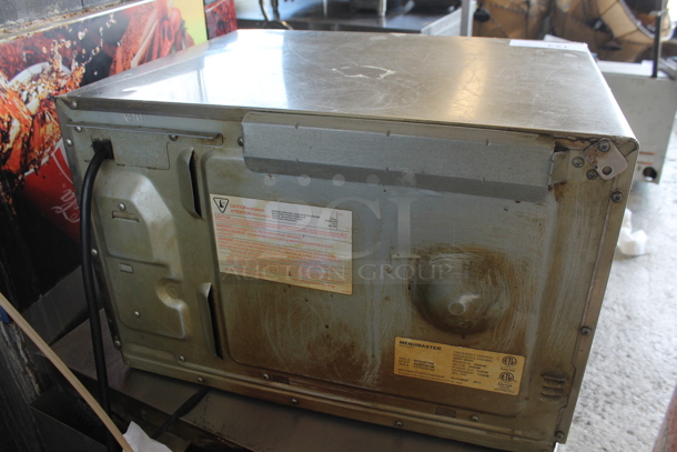 2011 Menumaster RFS12TSW Stainless Steel Commercial Countertop Microwave Oven. 120 Volts, 1 Phase.  - Image 4 of 5