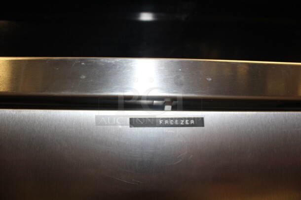 LIKE NEW! Delfield Commercial Stainless Steel Single Door Reach In Freezer On Casters. 26x33x79. 115V/60Hz. Working When Pulled! - Image 6 of 6