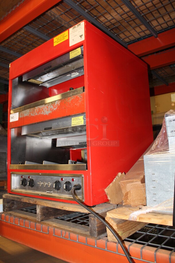 GREAT! Low Temp Model SL-HL2Z2AIL1BJB1 Commercial Food Warming Display. 28x28x24. 120V/60Hz. Working When Pulled! Needs Bulbs.  - Image 3 of 4