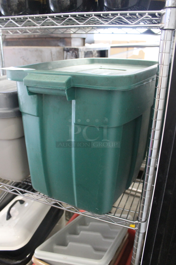 ALL ONE MONEY! Green Poly Bin w/ Poly Contents - Image 4 of 4