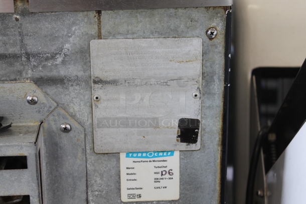 Turbochef NGC Stainless Steel Commercial Countertop Electric Powered Rapid Cook Oven. 208/240 Volts, 1 Phase.  - Image 6 of 6