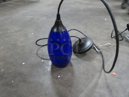 One Pendant Light Fixture. 
