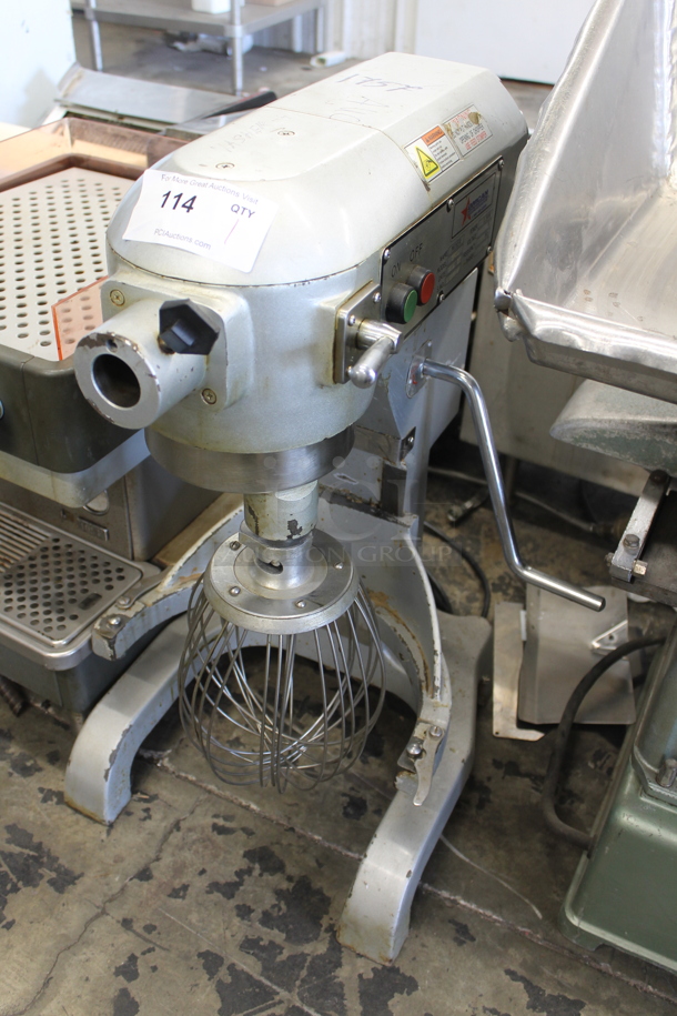 2012 Omcan SP200 Metal Commercial 20 Quart Planetary Dough Mixer w/ Whisk Attachment. 115 Volts, 1 Phase. Tested and Does Not Power On - Image 1 of 6