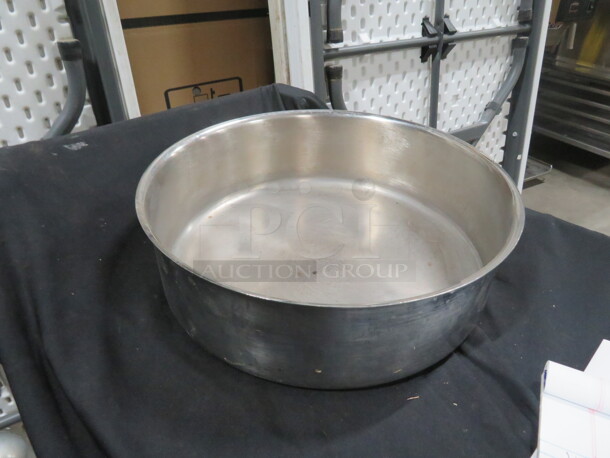 One Stainless Steel 12 Inch Chafer Bowl.