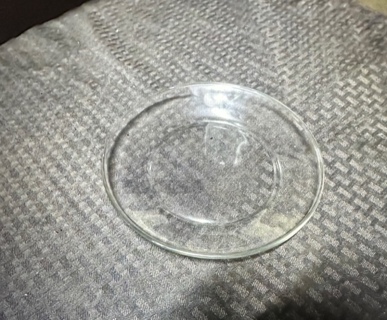 One Lot Of 25 Clear Glass 9 Inch  Plates.