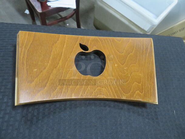 One Lot Of 41 Wooden Chair Backs With Apple Cutout. 14X7 - Image 1 of 2