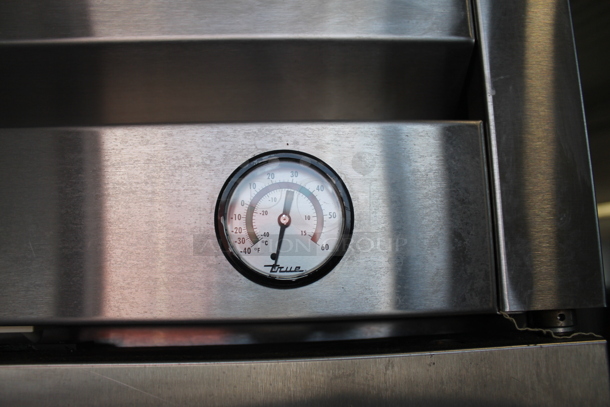 True T-19 Stainless Steel Commercial Single Door Reach In Cooler w/ Poly Coated Racks on Commercial Casters. 115 Volts, 1 Phase. Tested and Powers On But Does Not Get Cold - Image 4 of 8