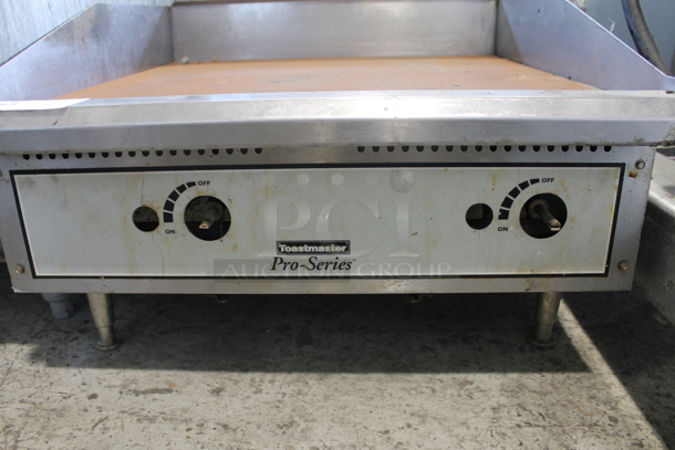 Toastmaster Pro Series Stainless Steel Commercial Countertop Gas Powered Flat Top Griddle. - Image 2 of 6
