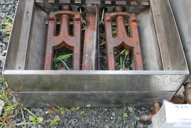 Star Max Stainless Steel Commercial Countertop Natural Gas Powered Charbroiler. Missing Grates. - Image 3 of 3