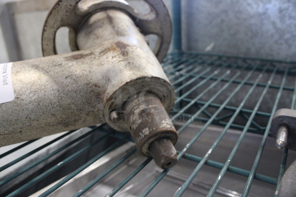 Metal Commercial Meat Grinder. 7x9x10.5 - Image 3 of 4