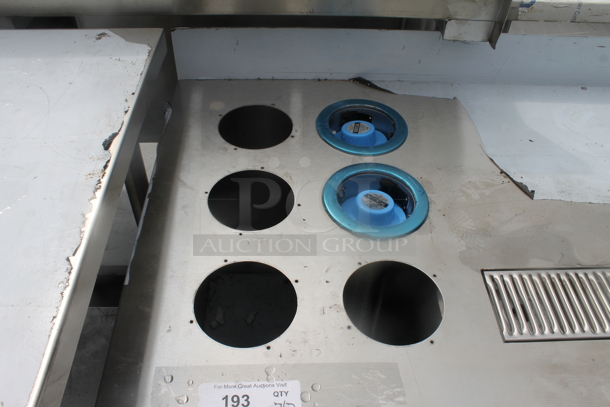 BRAND NEW SCRATCH AND DENT! CustomCool Stainless Steel Commercial Soda Station w/ 3 Doors on Commercial Casters. Does Not Come w/ Remote Compressor. - Image 4 of 8