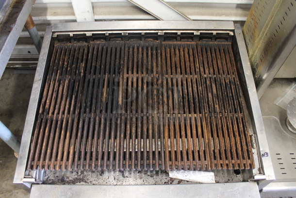 MagiKitch'n Stainless Steel Commercial Countertop Natural Gas Powered Charbroiler Grill. - Image 2 of 4