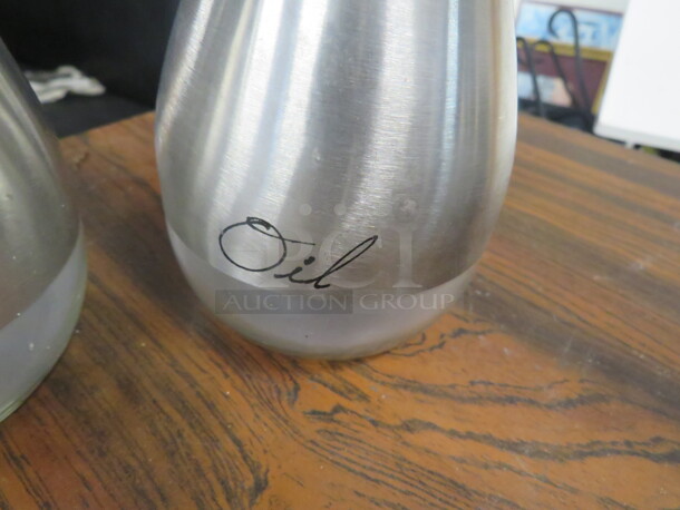 NEW Stainless Steel Vinegar/Oil Bottle. 2XBID - Image 3 of 3