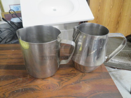 Stainless Frothing Pitcher. 2XBID