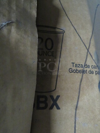 One Case Of Pactiv 20oz Paper Hot Cups. #11033924