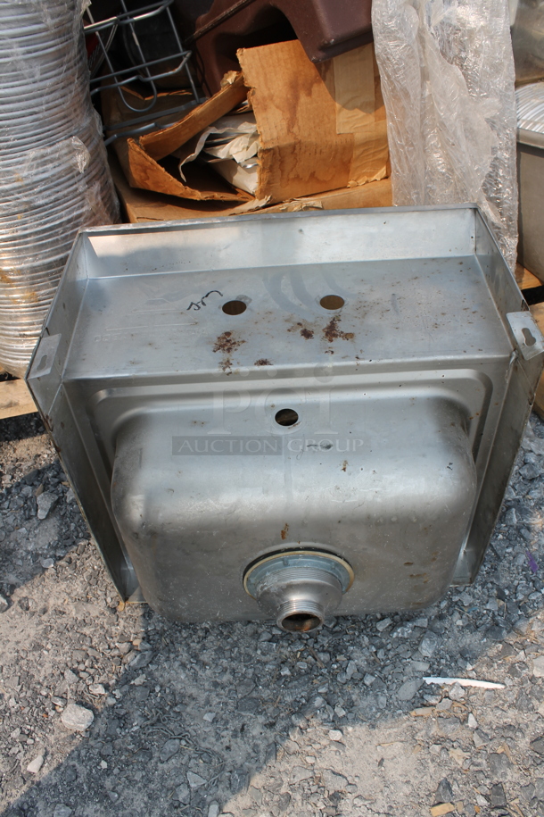 Advance Tabco 7-PS-50 Commercial Stainless Steel Hand Sink With Right Side Splash.  - Image 4 of 5