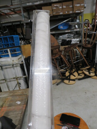 3ft X 6ft White Marble Look Paper.