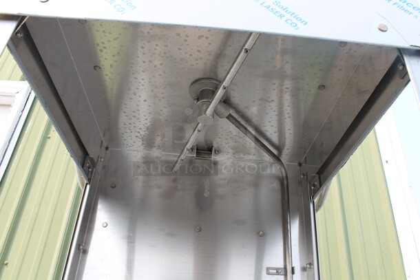 LIKE NEW! USED A FEW TIMES! 2022 Noble Wareforce-I-E Commercial Stainless Steel Single Rack Low-Temperature Door Type Dish Machine. 115V, 1 Phase. - Image 12 of 12