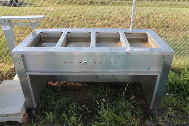 Stainless Steel Commercial 4 Well Steam Table. 250 Volts, 1 Phase. - Image 1 of 3